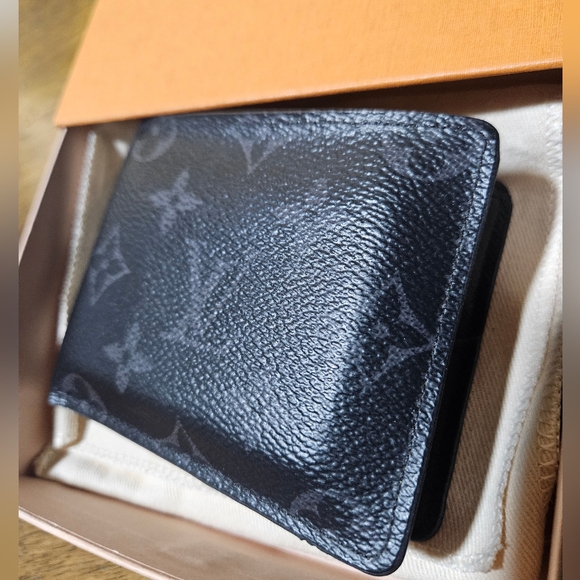 Louis Vuitton Wallet Canvas Black & Grey Mint Condtion 100% Authentic - Picture 3 of 16